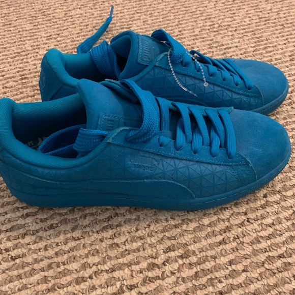 puma suede embossed